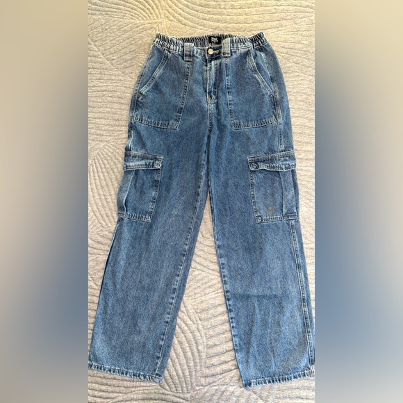 Simple Society Denim - Simple Society Baggy Cargo Jeans